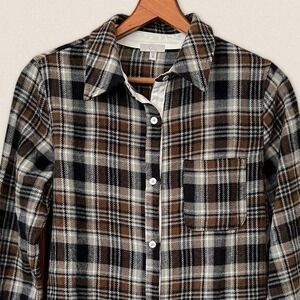 Clu Women's‎ Button Up Flannel Shirt Size Small